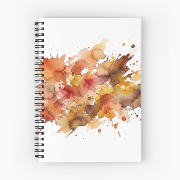 Aperçu de l'œuvre Aquarelle d'automne doré | Art abstrait chaleureux créée et vendue par EverMuse_0_0.
