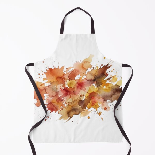 Aperçu de l'œuvre Aquarelle d'automne doré | Art abstrait chaleureux créée et vendue par EverMuse_0_0.