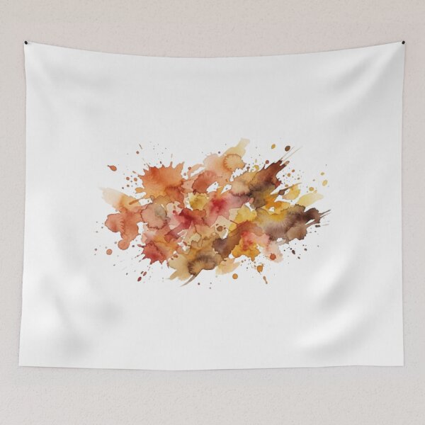 Item preview, Golden Autumn Watercolor | Warm Abstract Art designed and sold by EverMuse_0_0.