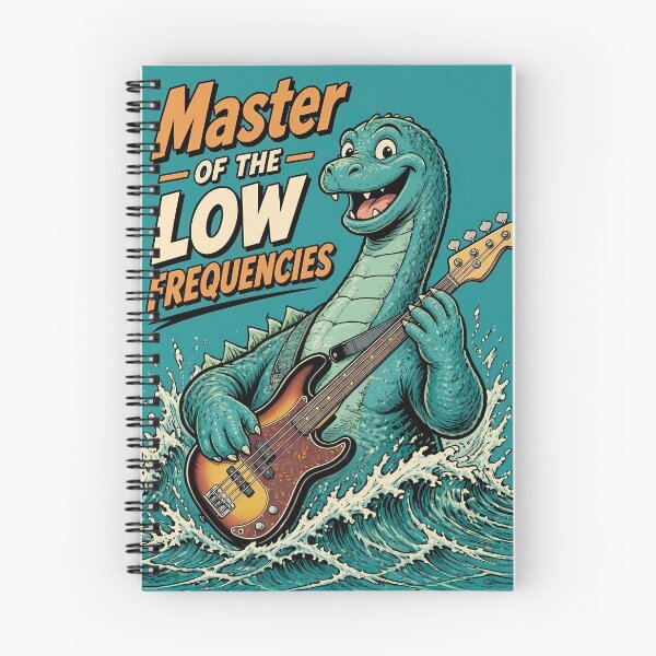 Item preview, Sea Monster Bassist - Bass Player Humor  designed and sold by Art-Arcade6.