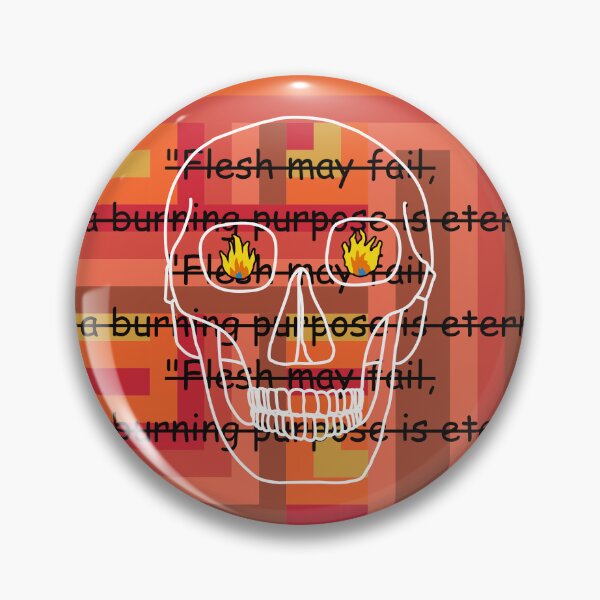 Item preview, Warm Geometric Grid With Flaming Skull Art designed and sold by laxmanrajart.