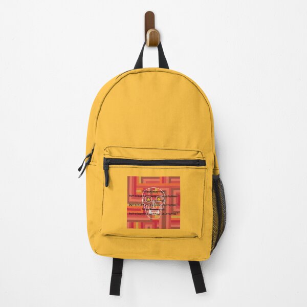 Item preview, Warm Geometric Grid With Flaming Skull Art designed and sold by laxmanrajart.