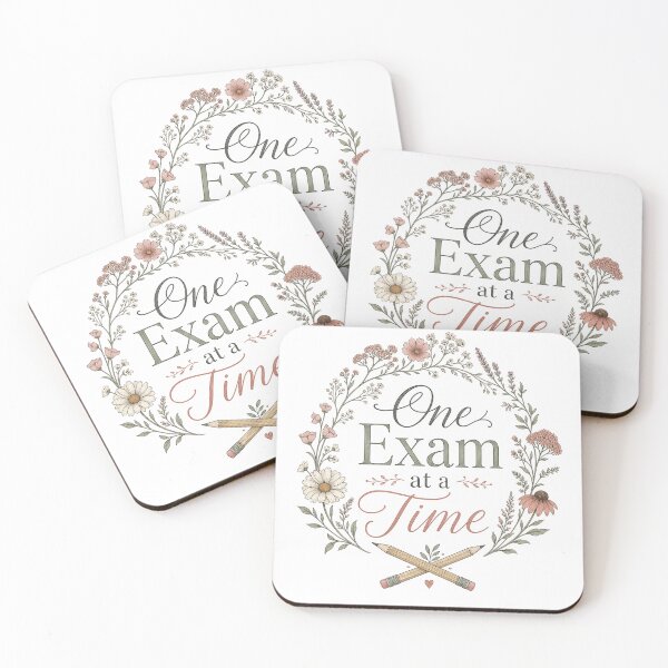 Item preview, One Exam at a Time – Wildflower Wreath designed and sold by BoosterShop.