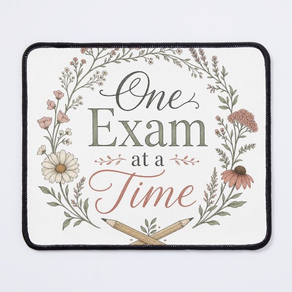 Item preview, One Exam at a Time – Wildflower Wreath designed and sold by BoosterShop.