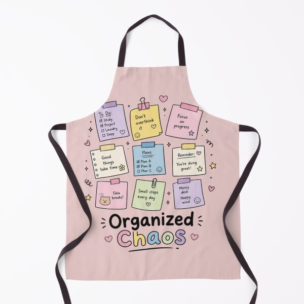 Item preview, Organized Chaos Cute Sticky Notes Kawaii Planner Aesthetic Sticker | Study Desk Productivity Stationery Design designed and sold by Sanika arts .