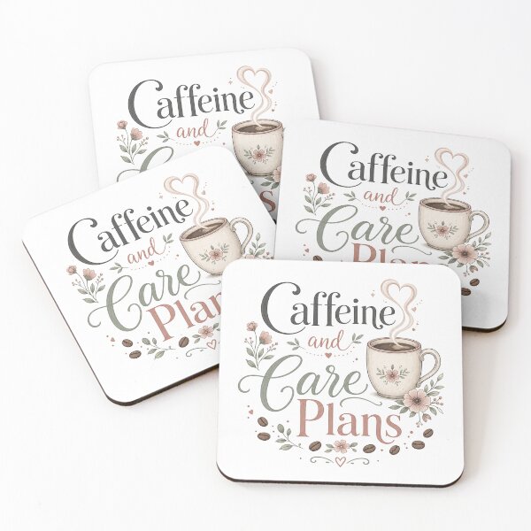 Item preview, Caffeine and Care Plans – Coffee for nursing students designed and sold by BoosterShop.