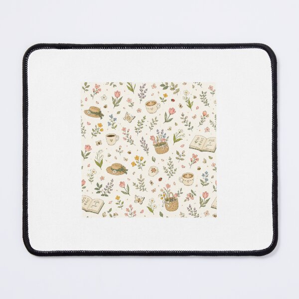 Item preview, Spring Botanical Coffee Pattern | Cottagecore Floral Seamless Design designed and sold by Kaaf's Mart.