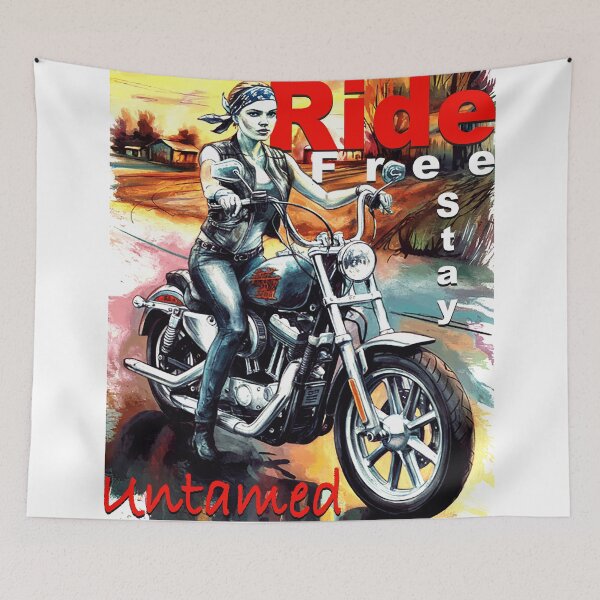 Item preview, Ride Free - Stay Untamed designed and sold by Concept-Hub.
