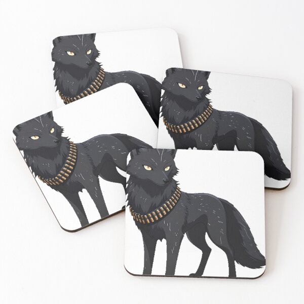 Item preview, Black Fox with Bullet Belt designed and sold by IllumeInk.