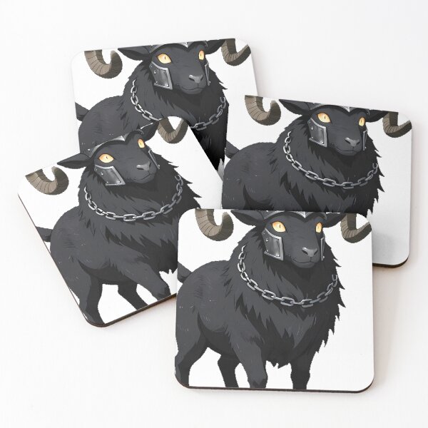 Item preview, Black Ram with Horned Helmet designed and sold by IllumeInk.