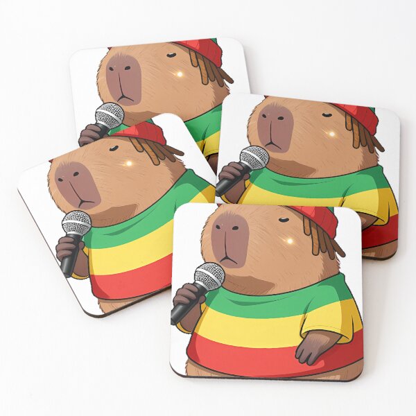 Item preview, Capybara Reggae Singer designed and sold by pumsquare.