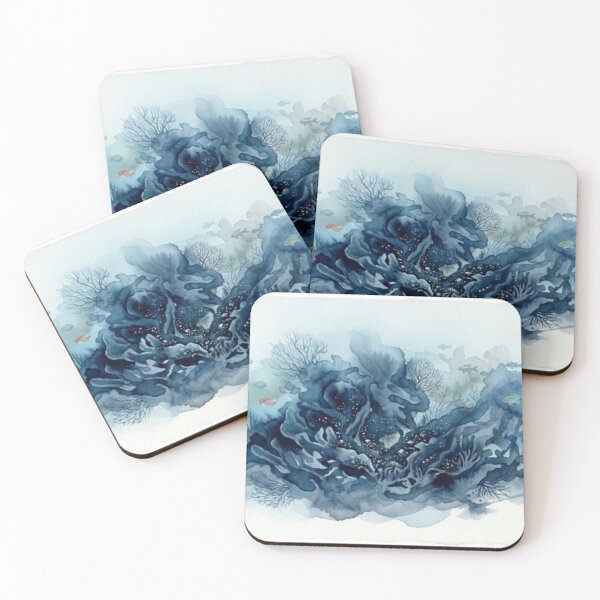 Item preview, Indigo Mist Watercolor | Elegant Abstract Wash designed and sold by EverMuse_0_0.