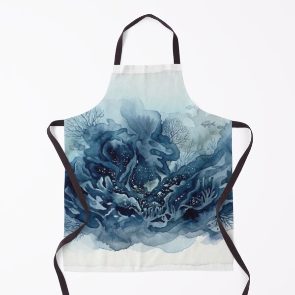 Item preview, Indigo Mist Watercolor | Elegant Abstract Wash designed and sold by EverMuse_0_0.
