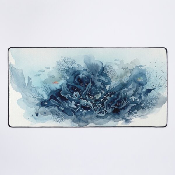 Item preview, Indigo Mist Watercolor | Elegant Abstract Wash designed and sold by EverMuse_0_0.