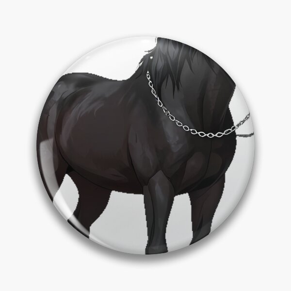 Item preview, Black Mare with Studded Bridle designed and sold by IllumeInk.