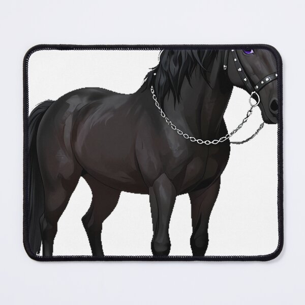 Item preview, Black Mare with Studded Bridle designed and sold by IllumeInk.