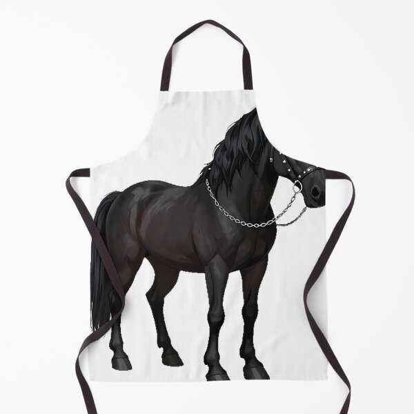 Item preview, Black Mare with Studded Bridle designed and sold by IllumeInk.
