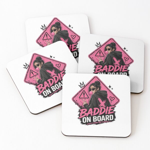 Item preview, Cool Girl Baddie On Board Streetwear Design designed and sold by Shakhbata-1.