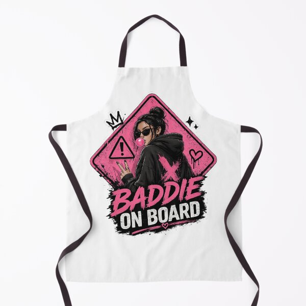 Item preview, Cool Girl Baddie On Board Streetwear Design designed and sold by Shakhbata-1.