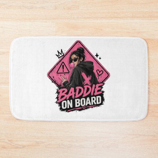 Item preview, Cool Girl Baddie On Board Streetwear Design designed and sold by Shakhbata-1.