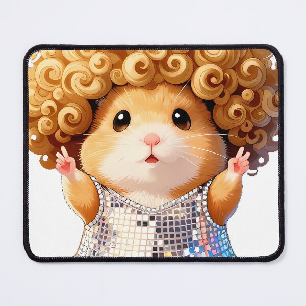 Item preview, Hamster Disco Queen designed and sold by pumsquare.