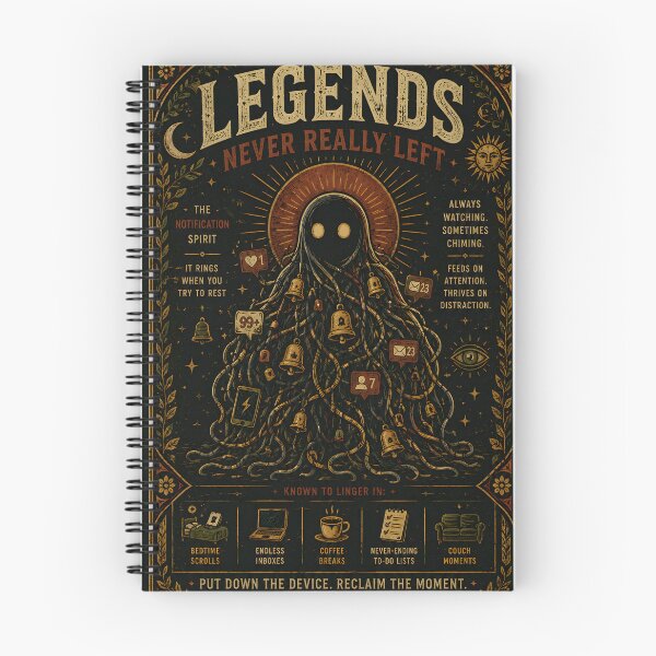 Item preview, Legends Never Really Left Notification Spirit Folk Art Poster designed and sold by Day Dreamer.
