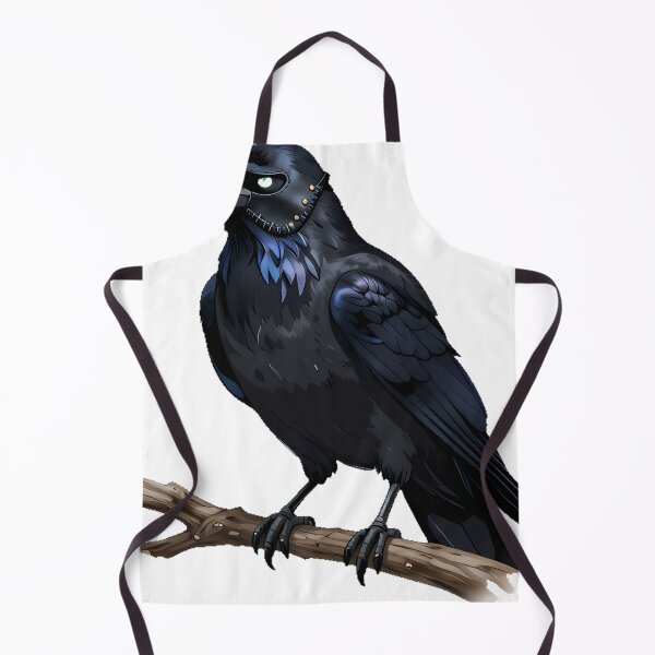 Item preview, Carrion Crow with Leather Mask designed and sold by IllumeInk.