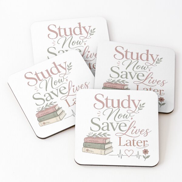 Item preview, Study Now Save Lives Later – Books and EKG designed and sold by BoosterShop.