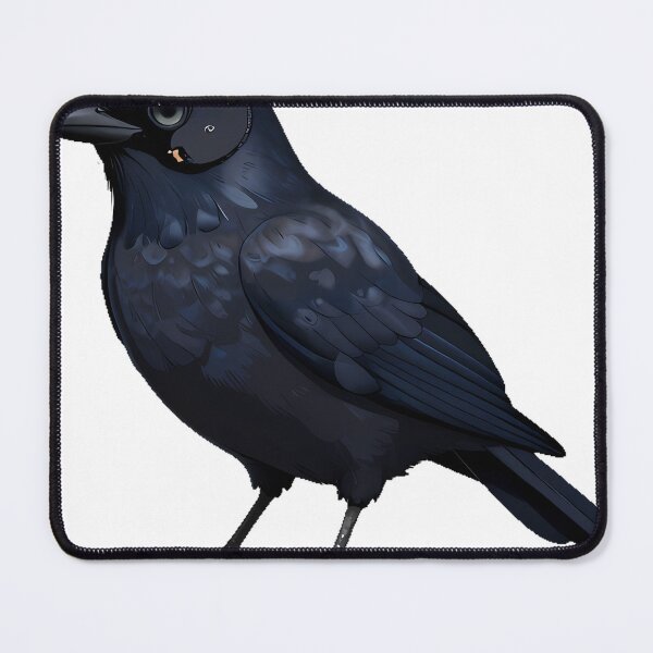 Item preview, Black Jay with Safety Pin Earring designed and sold by IllumeInk.