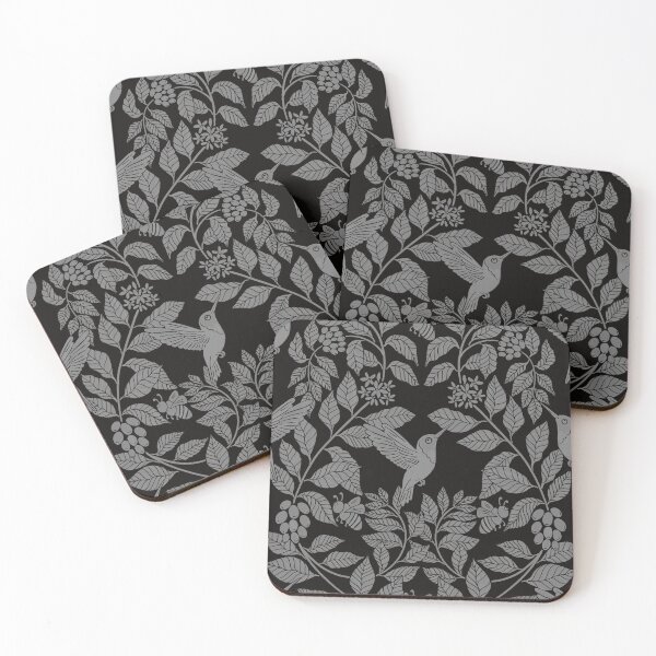 Item preview, Coffee plants, coffee garden, hummingbird and bees, coffee arabica  designed and sold by DColourMuse.