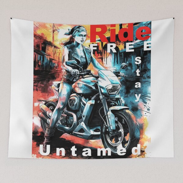 Item preview,  Ride Free - Stay Untamed designed and sold by Concept-Hub.