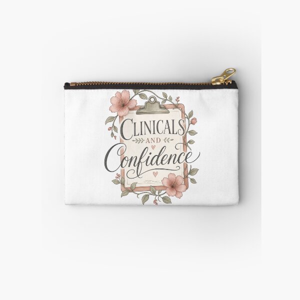 Item preview, Clinicals and Confidence – Flower Clipboard designed and sold by BoosterShop.