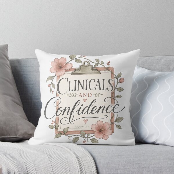 Item preview, Clinicals and Confidence – Flower Clipboard designed and sold by BoosterShop.