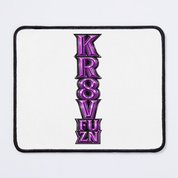 Item preview, KR8V FUZN Purple & Black 3D Streetwear Typography designed and sold by Kr8vFuzn.