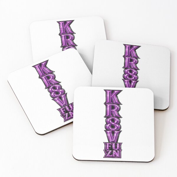 Item preview, KR8V FUZN Purple & Black 3D Streetwear Typography designed and sold by Kr8vFuzn.