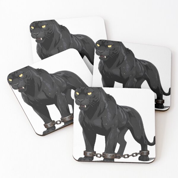 Item preview, Black Panther with Iron Shackles designed and sold by IllumeInk.