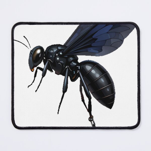 Item preview, Black Wasp with Chain Stinger designed and sold by IllumeInk.