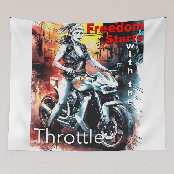 Item preview, Freedom Starts with the Throttle designed and sold by Concept-Hub.