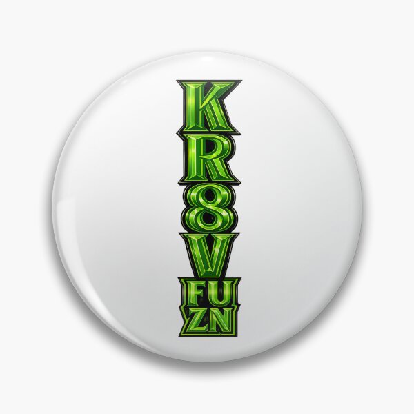 Item preview, KR8V FUZN Green & Black 3D Streetwear Typography designed and sold by Kr8vFuzn.
