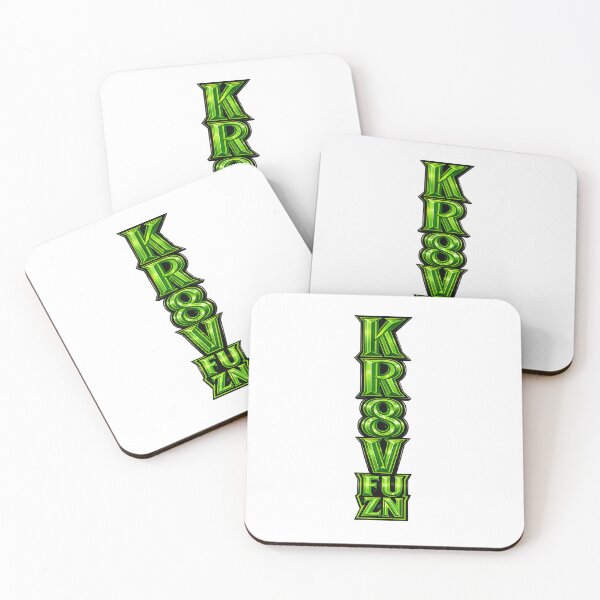 Item preview, KR8V FUZN Green & Black 3D Streetwear Typography designed and sold by Kr8vFuzn.