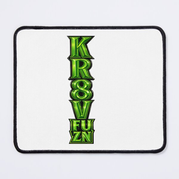 Item preview, KR8V FUZN Green & Black 3D Streetwear Typography designed and sold by Kr8vFuzn.