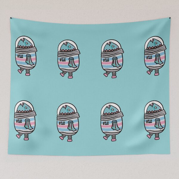 Item preview, Zev! Blue Pink color stripes  designed and sold by FrenchieBoops.