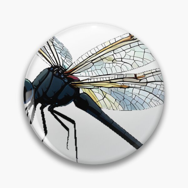 Item preview, Black Dragonfly with Wire Wings designed and sold by IllumeInk.