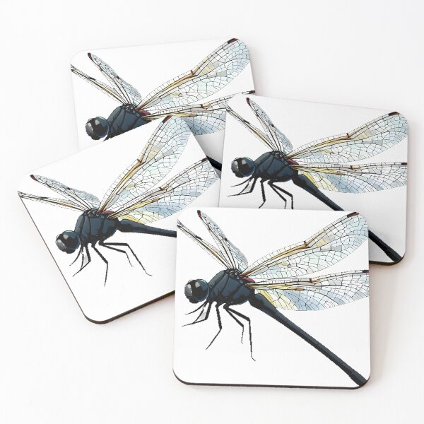 Item preview, Black Dragonfly with Wire Wings designed and sold by IllumeInk.