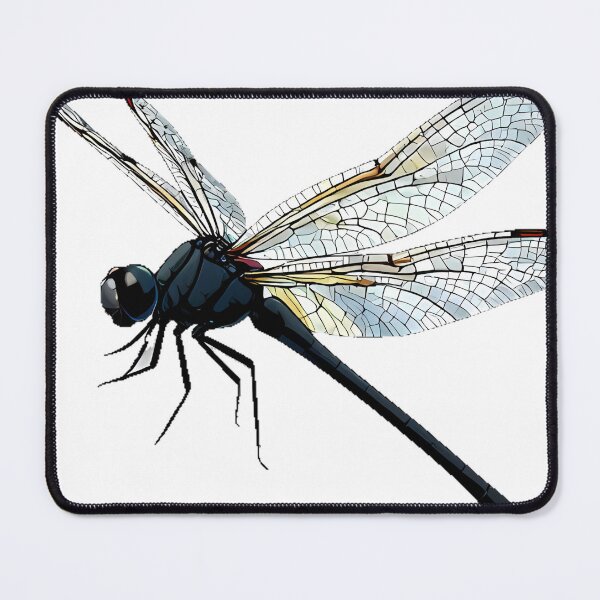 Item preview, Black Dragonfly with Wire Wings designed and sold by IllumeInk.