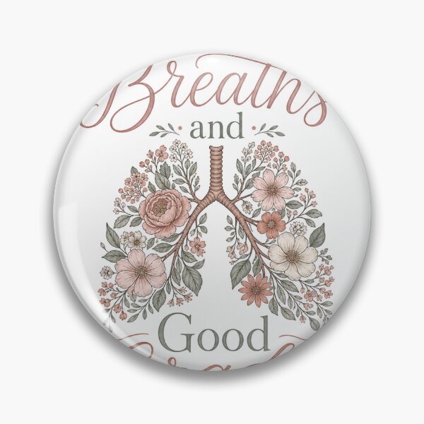Item preview, Deep Breaths and Good Grades – Flower Lung designed and sold by BoosterShop.