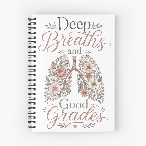 Item preview, Deep Breaths and Good Grades – Flower Lung designed and sold by BoosterShop.