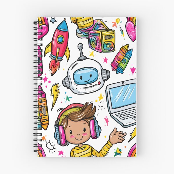 Item preview, Colorful Cute Kawaii Crayon Tech Print Pattern designed and sold by RichardRags.