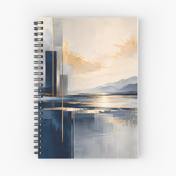 Item preview, Silent Coastal Reflection Abstract Art designed and sold by hutofdesigns.