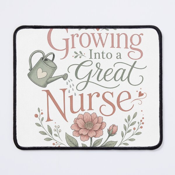 Item preview, Growing Into a Great Nurse – Watering Can designed and sold by BoosterShop.